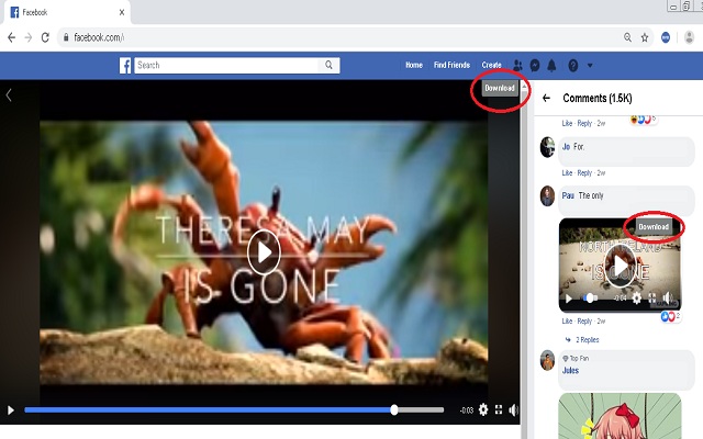 Blob Video Downloader  from Chrome web store to be run with OffiDocs Chromium online