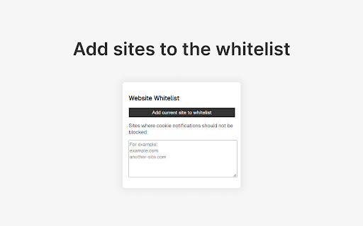 Block Cookie from Chrome web store to be run with OffiDocs Chromium online Block Cookie from Chrome web store to be run with OffiDocs Chromium online