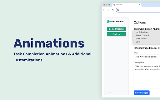BlockedFocus: Simple Website Blocker to Stay Focused  from Chrome web store to be run with OffiDocs Chromium online