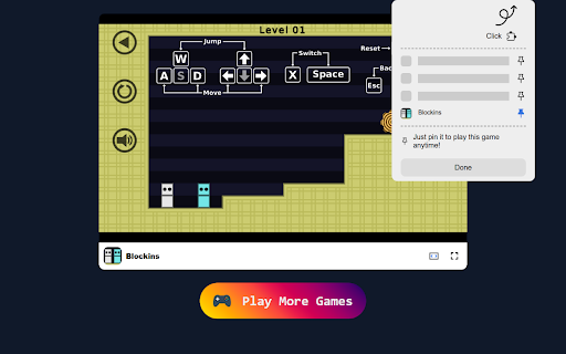 Blockins Game Twist, Stack, and Solve Ingenious Puzzles!  from Chrome web store to be run with OffiDocs Chromium online