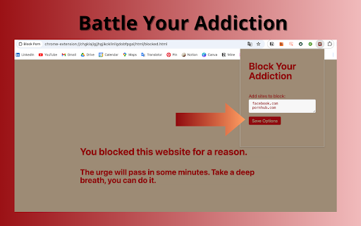 Block Porn  from Chrome web store to be run with OffiDocs Chromium online