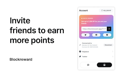 Blockreward Earn Crypto  Gift Card Rewards  from Chrome web store to be run with OffiDocs Chromium online