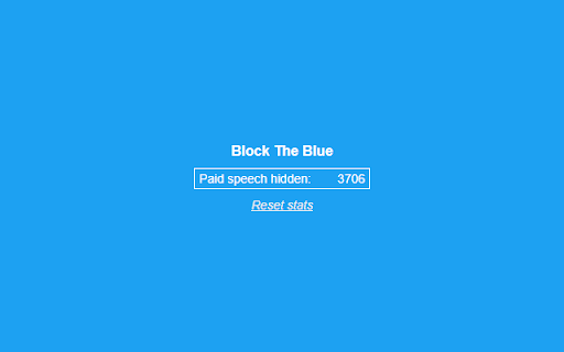 BlockTheBlue  from Chrome web store to be run with OffiDocs Chromium online