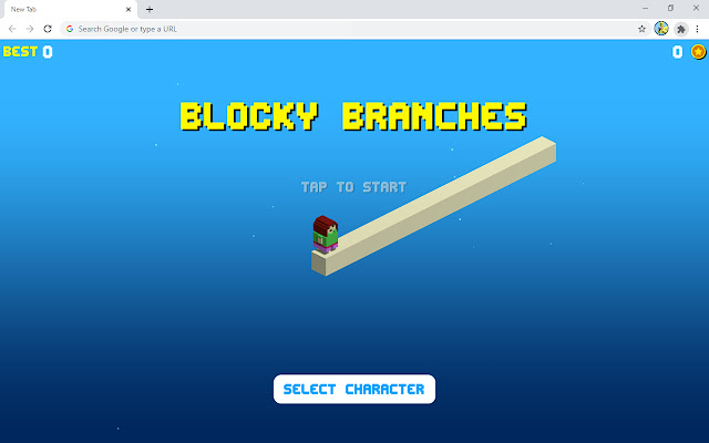 Blocky Branches Adventure Game  from Chrome web store to be run with OffiDocs Chromium online