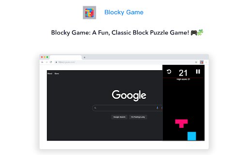 Blocky Game  from Chrome web store to be run with OffiDocs Chromium online