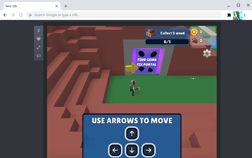 Blocky Universe Game FEEP  from Chrome web store to be run with OffiDocs Chromium online