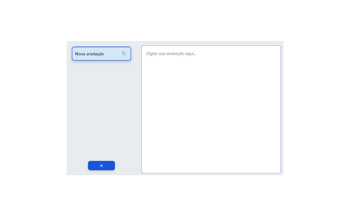 Bloco de Anotações  from Chrome web store to be run with OffiDocs Chromium online
