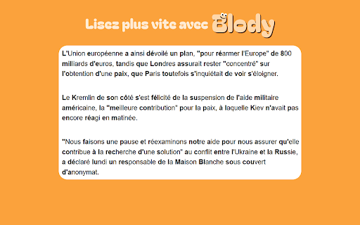 Blody  from Chrome web store to be run with OffiDocs Chromium online