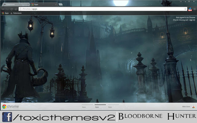Bloodborne Hunter  from Chrome web store to be run with OffiDocs Chromium online