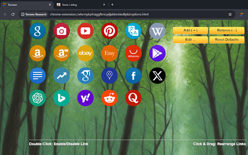 BloomSearch  from Chrome web store to be run with OffiDocs Chromium online