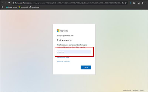 Bloqueador de Senha  from Chrome web store to be run with OffiDocs Chromium online
