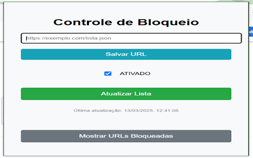 Bloqueador Escolar  from Chrome web store to be run with OffiDocs Chromium online