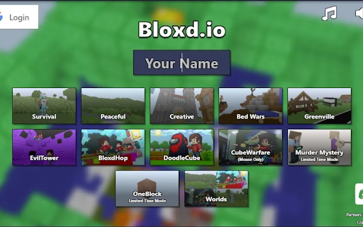 Bloxid.io Game Online Free  from Chrome web store to be run with OffiDocs Chromium online