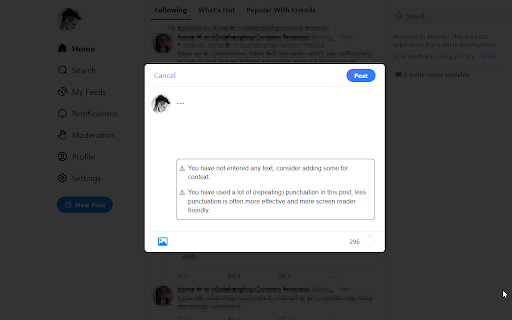 BlueA11y  from Chrome web store to be run with OffiDocs Chromium online
