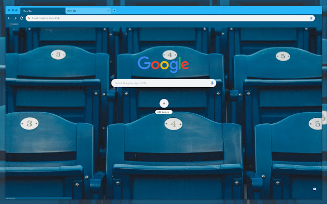 Blue chairs  from Chrome web store to be run with OffiDocs Chromium online