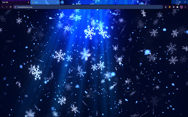 Blue Christmas Snow  from Chrome web store to be run with OffiDocs Chromium online