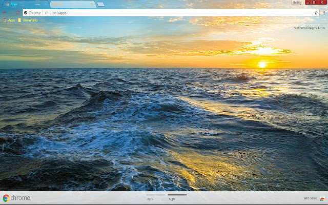 Blue Cloud Horizon Ocean Sea  from Chrome web store to be run with OffiDocs Chromium online