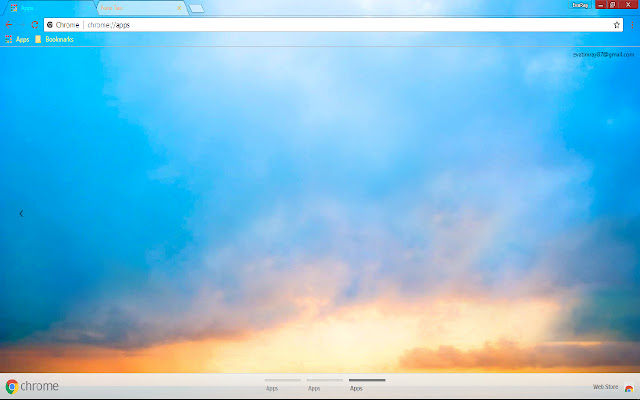 Blue Cloud Horizon Sky Sunrise  from Chrome web store to be run with OffiDocs Chromium online
