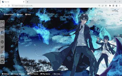Blue Exorcist Wallpaper  from Chrome web store to be run with OffiDocs Chromium online