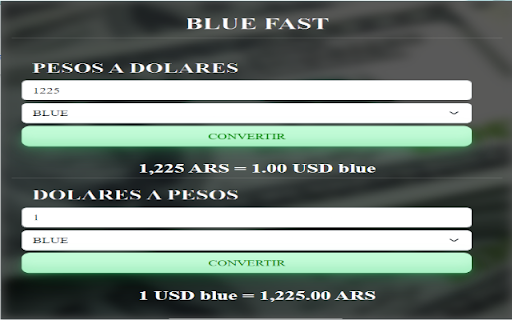 Blue Fast  from Chrome web store to be run with OffiDocs Chromium online
