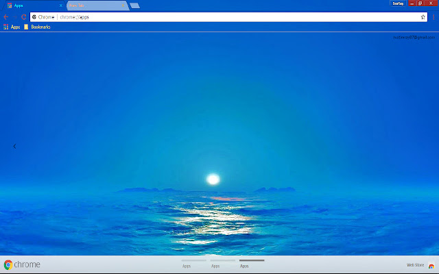 Blue Fog Horizon Scenic Sunset  from Chrome web store to be run with OffiDocs Chromium online
