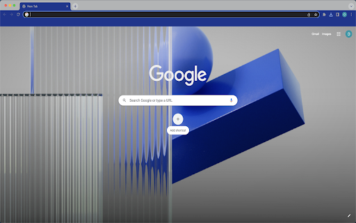 Blue Glass 3D Theme  from Chrome web store to be run with OffiDocs Chromium online