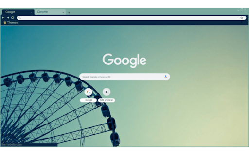 Blue/Green Ferris Wheel  from Chrome web store to be run with OffiDocs Chromium online