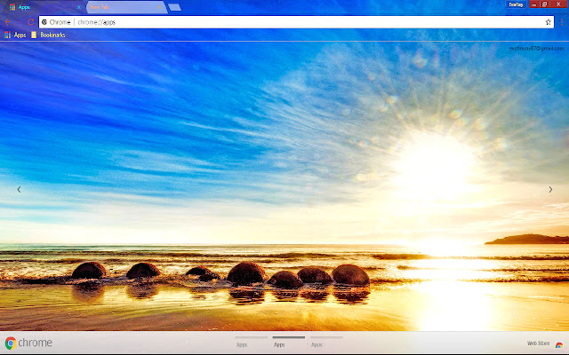 Blue Horizon Scenic Sky Sunny  from Chrome web store to be run with OffiDocs Chromium online