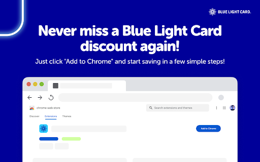 Blue Light Card Save big on the brands you love  from Chrome web store to be run with OffiDocs Chromium online