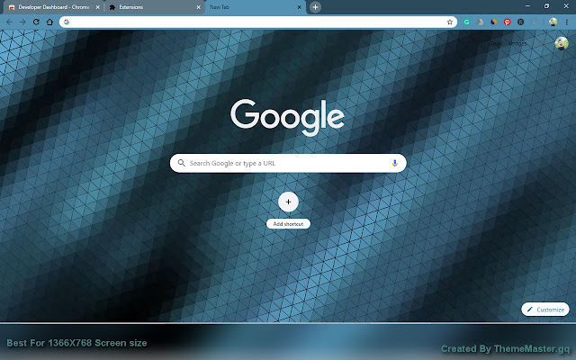 Blue Metallic Material  from Chrome web store to be run with OffiDocs Chromium online