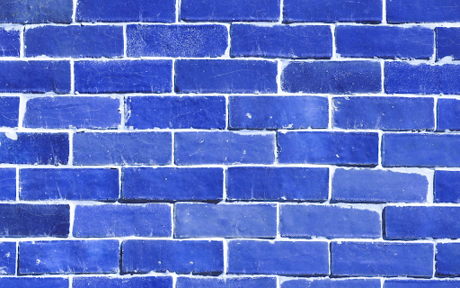 Blue Painted Brick Wall  from Chrome web store to be run with OffiDocs Chromium online