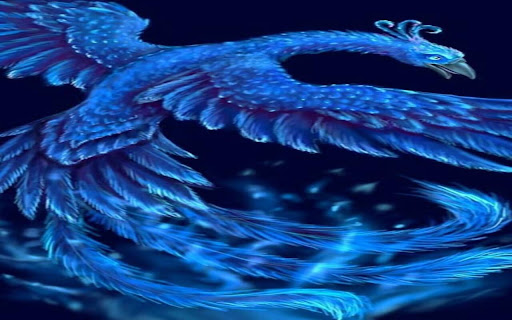 blue phoenix wallpaper  from Chrome web store to be run with OffiDocs Chromium online