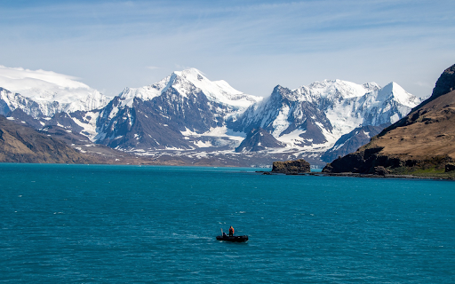 blue sea and mountains  from Chrome web store to be run with OffiDocs Chromium online