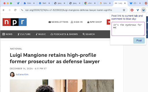 Blue Sky Post It  from Chrome web store to be run with OffiDocs Chromium online