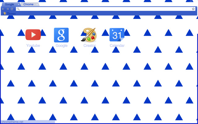 Blue Triangles  from Chrome web store to be run with OffiDocs Chromium online