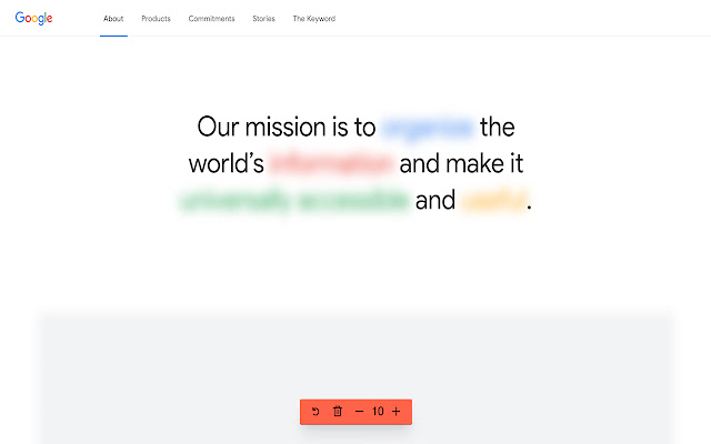 Blurbie Website Blurrer  from Chrome web store to be run with OffiDocs Chromium online