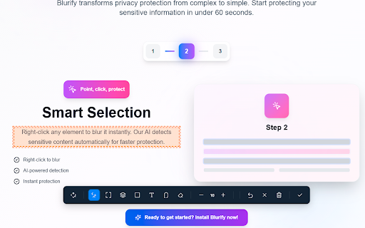 Blurify  from Chrome web store to be run with OffiDocs Chromium online