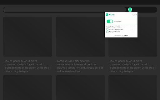 Blurry Blur images  videos on web  from Chrome web store to be run with OffiDocs Chromium online