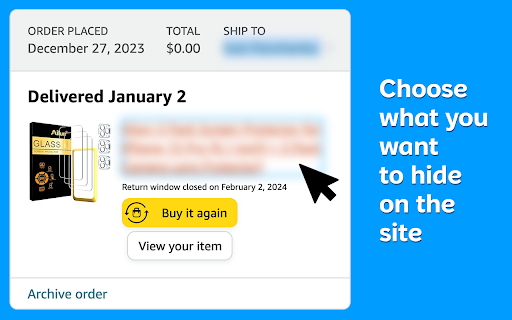 BlurZilla — Blur text in one click  from Chrome web store to be run with OffiDocs Chromium online