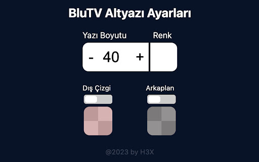BluTV Altyazı  from Chrome web store to be run with OffiDocs Chromium online