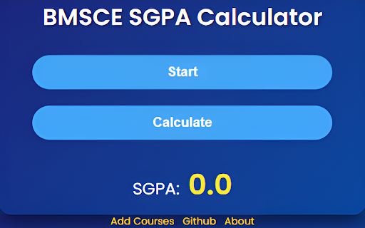 BMS SGPA Calculator  from Chrome web store to be run with OffiDocs Chromium online