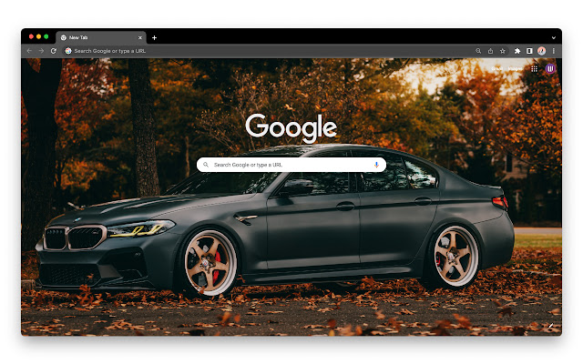 BMW M5 CS Autumn uit de Chrome-webwinkel om online met OffiDocs Chromium te worden uitgevoerd