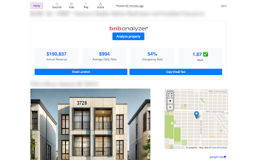 BNB Analyzer  from Chrome web store to be run with OffiDocs Chromium online