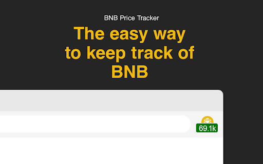 BNB Price Tracker  from Chrome web store to be run with OffiDocs Chromium online