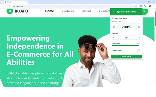 Boafo  from Chrome web store to be run with OffiDocs Chromium online