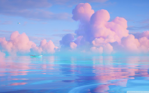 Boat Journey on a Sea of Pink Clouds  from Chrome web store to be run with OffiDocs Chromium online
