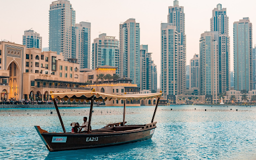 Boat on the street  from Chrome web store to be run with OffiDocs Chromium online