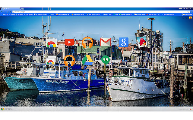 Bateaux dans le port de la boutique en ligne Chrome à exécuter avec OffiDocs Chromium en ligne