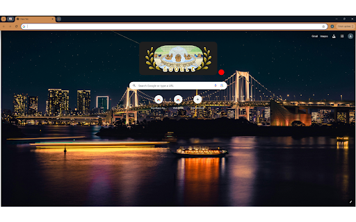 Body of Water Across Bridge during Nighttime  from Chrome web store to be run with OffiDocs Chromium online