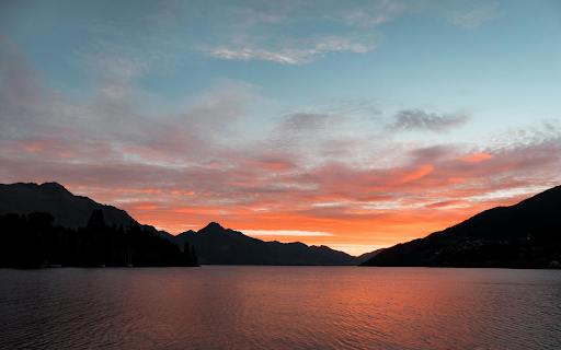 Body of Water Near Silhouette of Mountain  from Chrome web store to be run with OffiDocs Chromium online